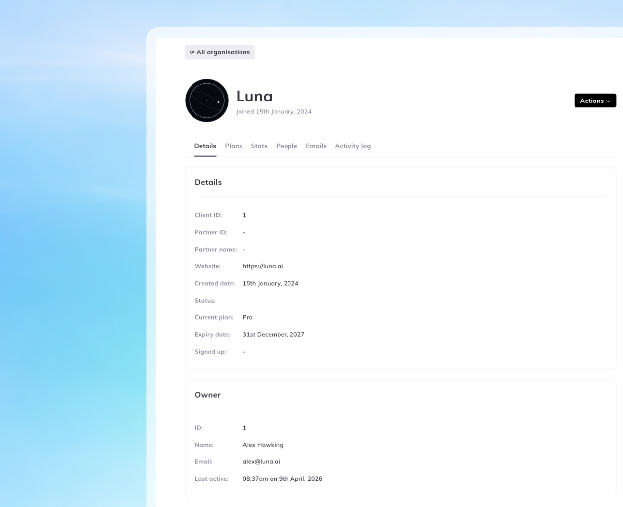 White label client feature image