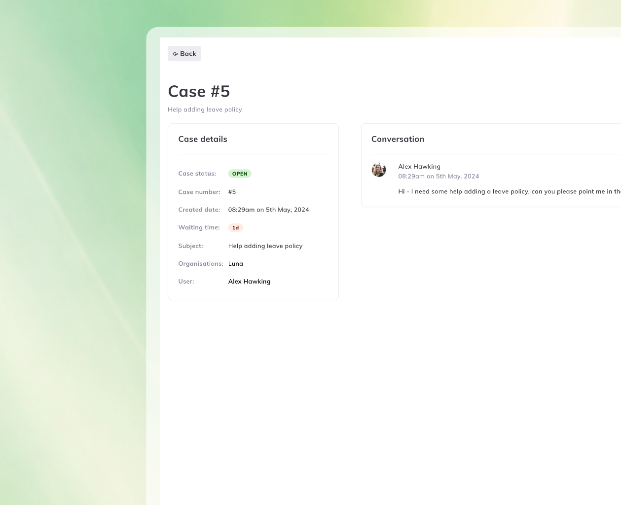 White label user feature image